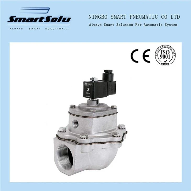 Fp40 FM40 Right Angle Pluse Solenoid Double Diaphragh Valve For Pulse Jet Dust Collector